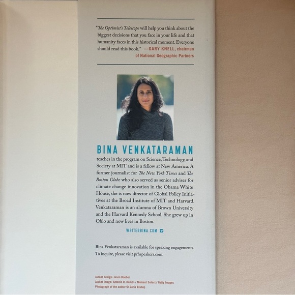 🟢 The Optimist's Telescope by Bina Venkataraman | Self-Help | Hardcover Book - Picture 5 of 9